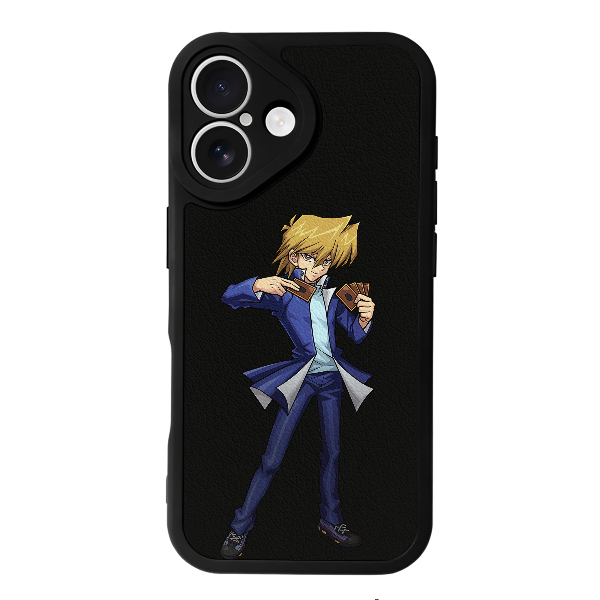 遊☆戯☆王 Yu-Gi-Oh! 【iPhone 16シリーズ対応】シリコンスマホケース（レザー調） 材質：シリコン